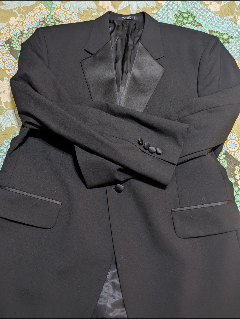 John Weitz Signature Collection Classic Black Men's Tuxedo Blazer & Trousers